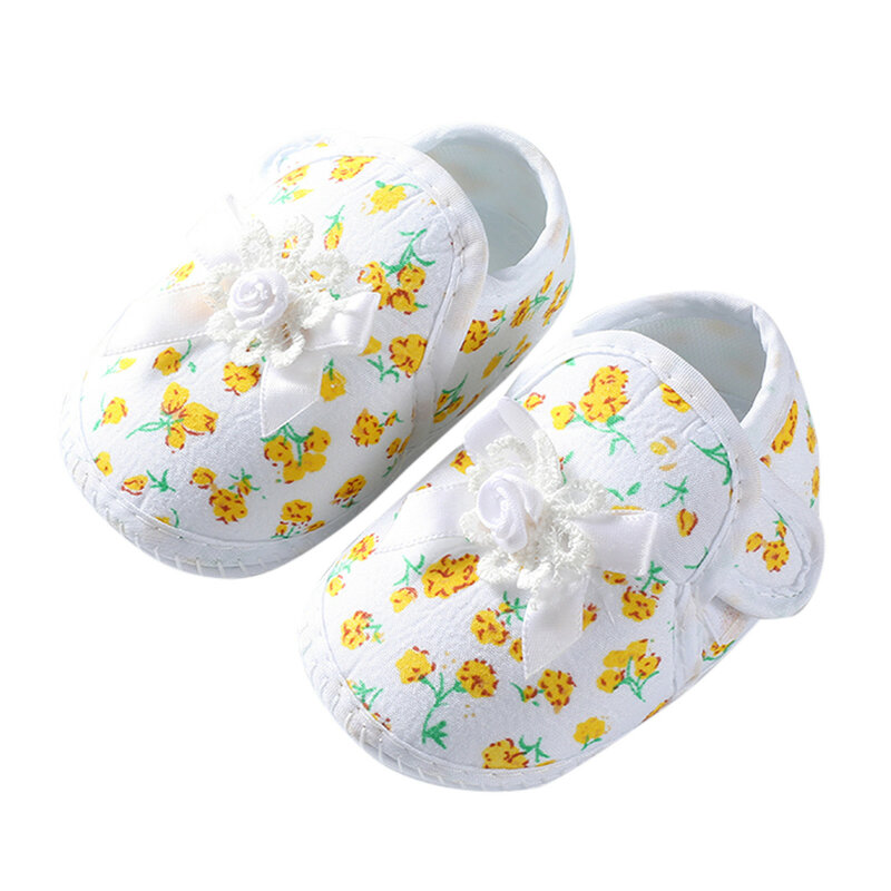 Chaussures plates avec nœud papillon pour bébé fille, sandales de princesse pour nouveau-né