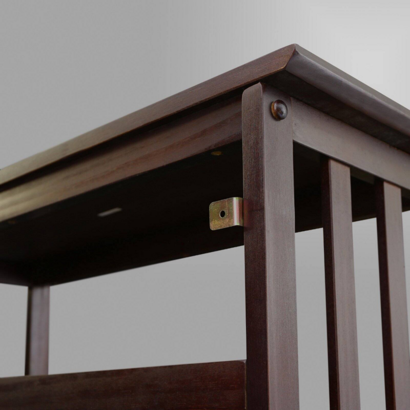 5-уровневый деревянный книжный стеллаж в стиле миссия, книжная полка, мебель, книжный шкаф, книжный шкаф