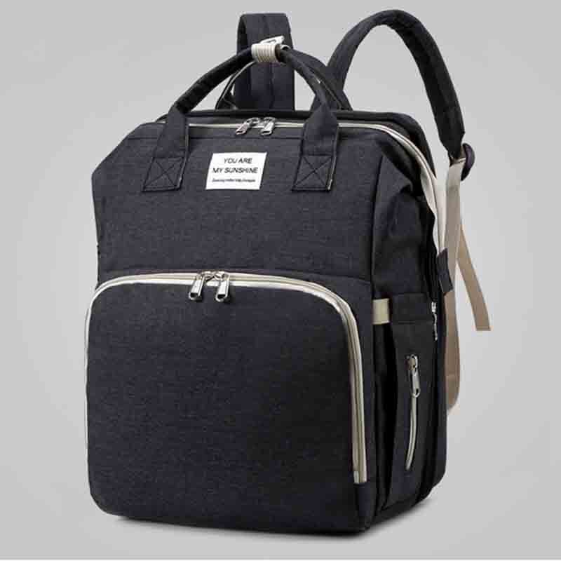 Bottle Backpack Diaper Backpack Pack High Multifunctional Backpack 2023 Leisure Korean Letter Backpack Mother Baby T137