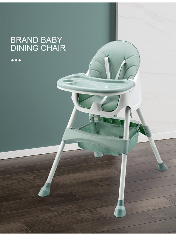 Assento destacável rachado ajustável da criança da cadeira de jantar das crianças do bebê