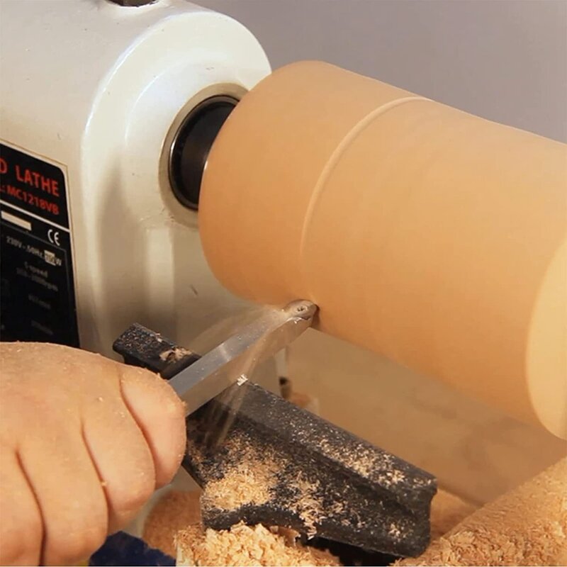 10 sztuk 12mm okrągły wkładki z węglików spiekanych do cięcia noże do popularne DIY tokarka to prac w drewnie drewna toczenie Finisher Hollower narzędzia