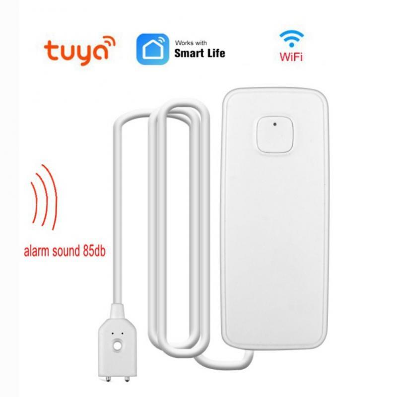 Top Tuya Home Alarm Water Lekkage Alarm Onafhankelijke Wifi Waterlek Sensor Detector Flood Alert Overloop Alarmsysteem