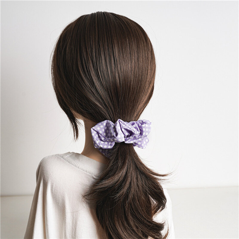 2022 coreano tamanho grande cabelo scrunchies para as mulheres elásticas faixas de cabelo meninas headwear rabo de cavalo titular laço de cabelo acessórios para o cabelo