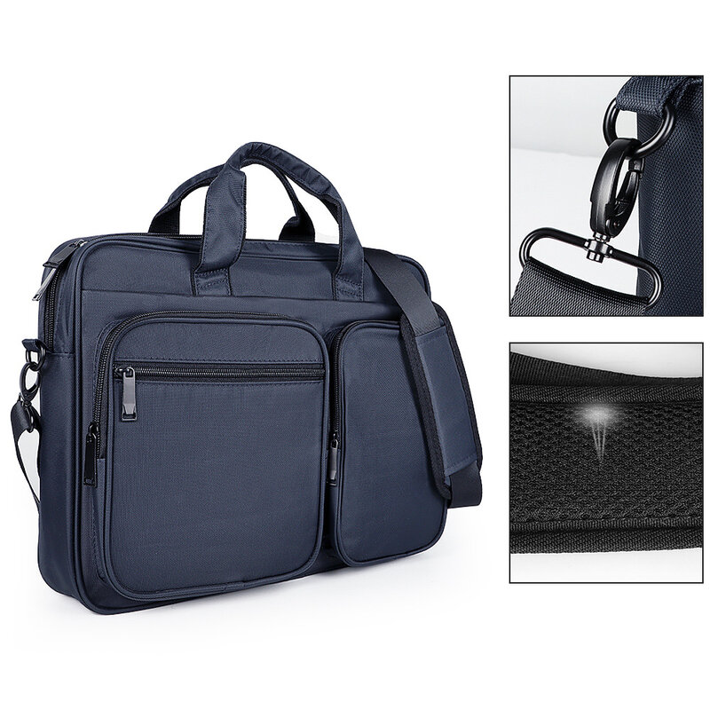 15 Inch MacBook Laptop Bag,LIGHT FLIGHT Expandable Briefcase for Men Women,Slim Laptop Case for Computer,Travel Business Bag