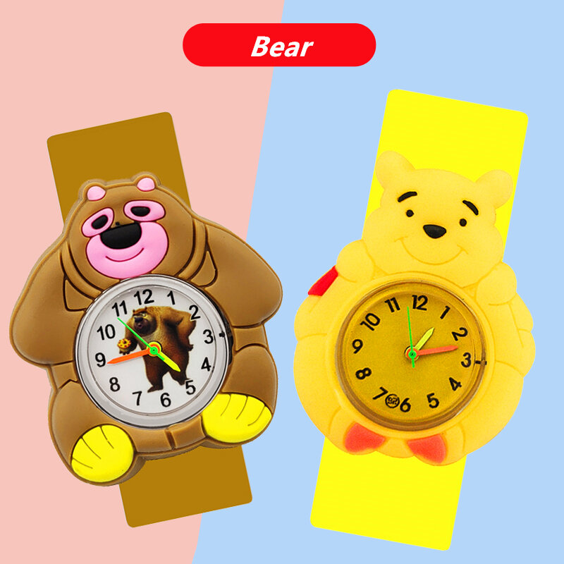 중국 팬더 장난감 어린이 시계 2-15 세 어린이인지 시간 팔찌 키즈 쿼츠 시계 소년 소녀 시계 아기 시계