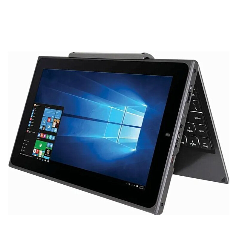 Netbook-tableta PC con teclado, Windows 10, 10,1 pulgadas, 10K, Quad Core, 2GB RAM, DDR, 64GB ROM, 1280x800 IPS, Intel Atom, Compatible con HDMI