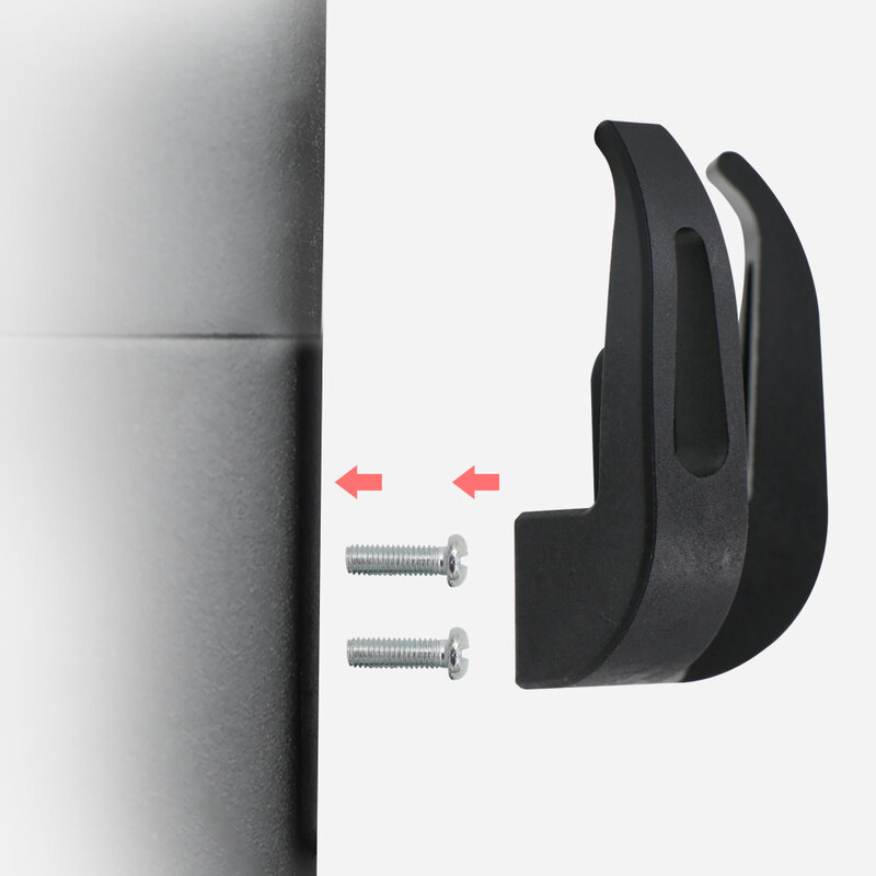 Colgador de gancho delantero para patinete eléctrico Xiaomi M365/1S/Pro, accesorios para monopatín, bolsa de casco de doble garra, soporte de almacenamiento