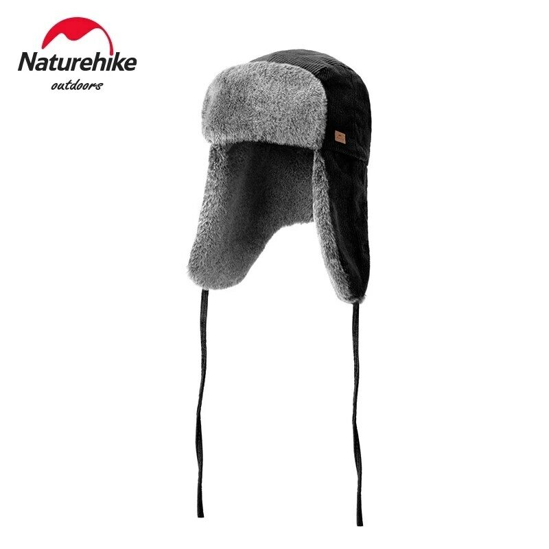 Naturehike หมวกฤดูหนาว Warm Bomber หมวก Corduroy ขนสัตว์ Earflap Snow Cap Unisex หนา Bonnet ชายหมวกฤดูหนาวสำหรับเดินป่าเล่นสกี