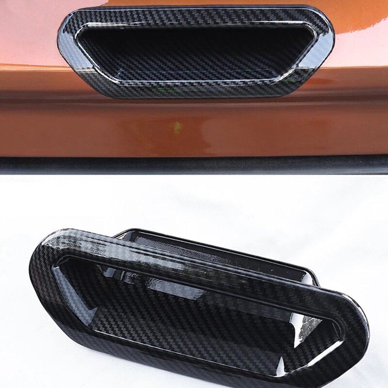 Porta traseira do carro alça tigela capa adesivo decoração externa acessórios do carro-estilo para ford kuga escape 2013-2017
