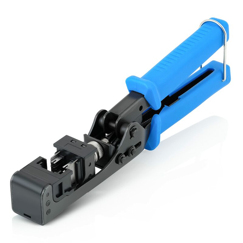 Módulo de rede cortador de fio rj45 quadro ferramenta de corte de fio 4-pair terminação ferramenta de friso para 90 graus rj45 4-pair keystone jack