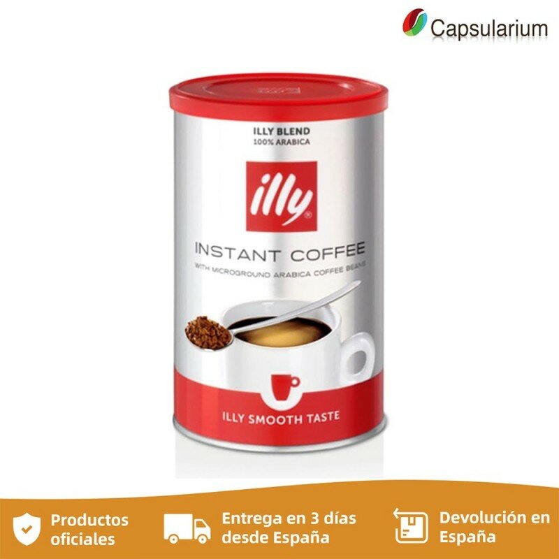 Cafe Illy classico Instant Glatt. 100% Arabica instant boden kaffee, 95 gr - Capsularium topf