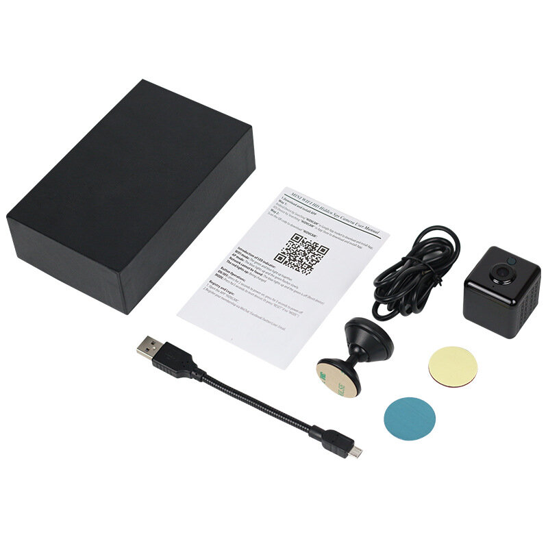 Kamera Mini WiFi Otomatis Penglihatan Malam Kedekatan Koneksi Jarak Jauh Ultra Jernih Kamera Video Bisnis Rumah DV Q18S