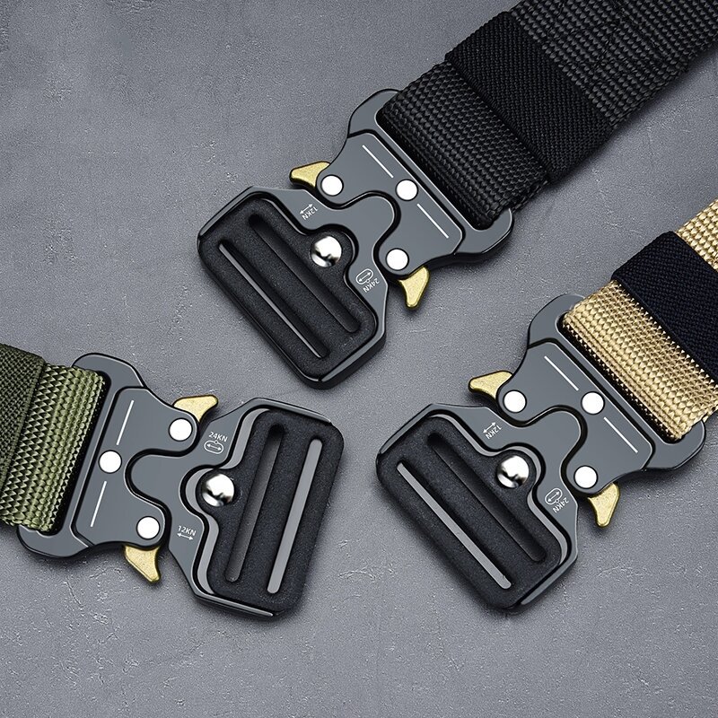 Women's belt outdoor sports tactical nylon belt multifunctional unisex alloy buckle high quality canvas belt for women New