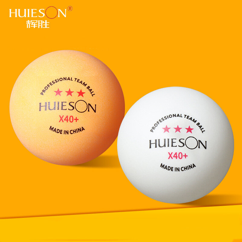 10/20/50pcs palla da Ping Pong a 3 stelle professionale X40 ABS 2.8g pallina da Ping-Pong palline da squadra per allenamento avanzato amatoriale arancione bianco