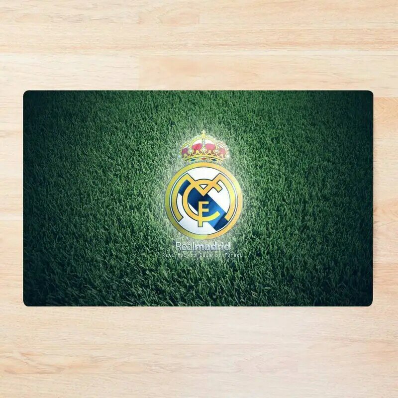 R-Real-Football-FC-Madrid  Bathroom Mat Kitchen Floor Mats Kitchen Floor Mats Can Be Customized