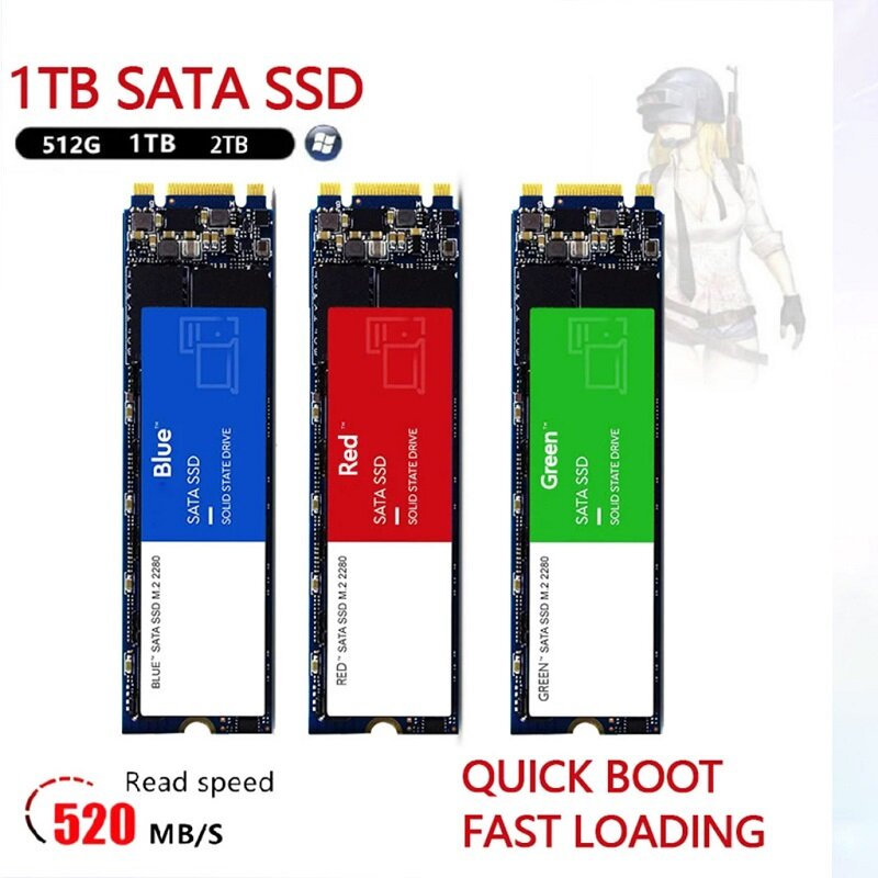 SSD M2 NGFF 500GB wewnętrzny dysk półprzewodnikowy dysk twardy o pojemności 1TB dysk twardy M.2 2TB dla laptop m2 sata notebook