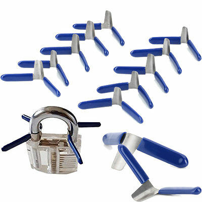 10pcs Padlock Shim Picks Set Lock Pick Accessories Set Tools Lock Home Tools Locksmith Tools HOT 2023 Newest