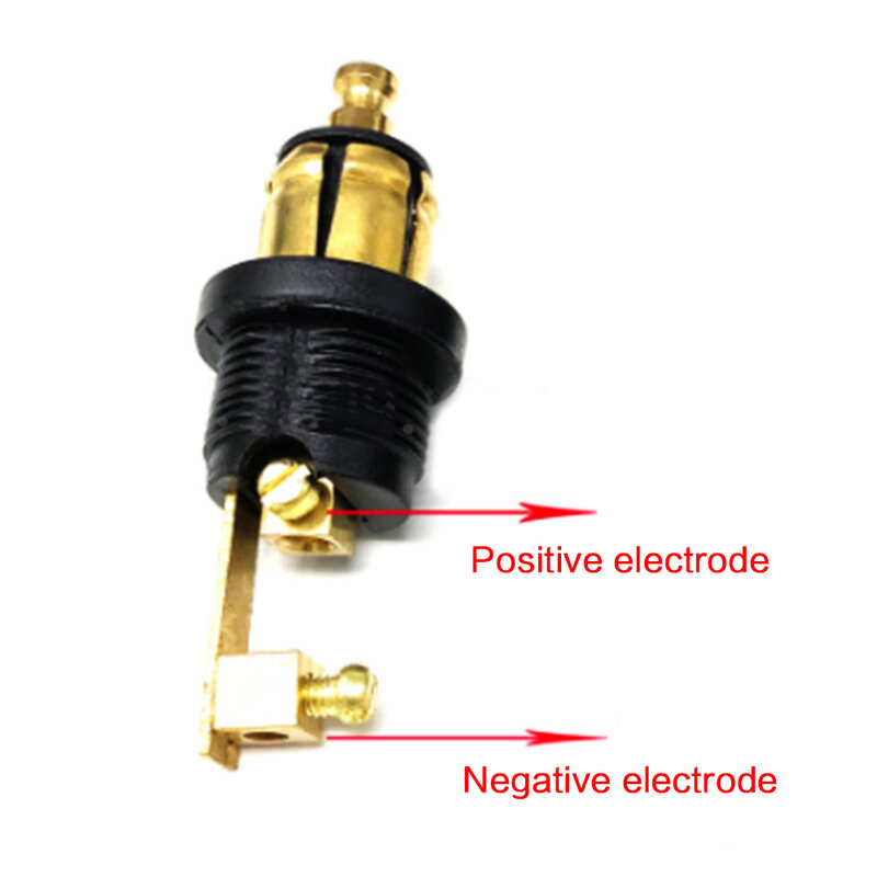 2PCS DIY 12v Cigarette Lighter Adapter Male Plug EuropeanType Connector Fits BMW Motorcycles