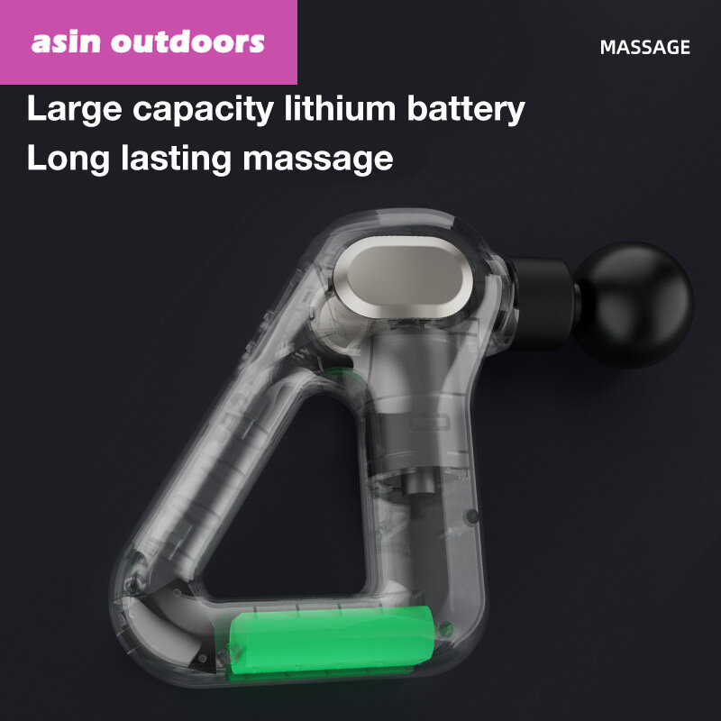Engineering Design Massager Gun Fascia Release massaggio al collo vibrante pistole a 12 velocità Muscle Electric Full Body 2000mAh Booster