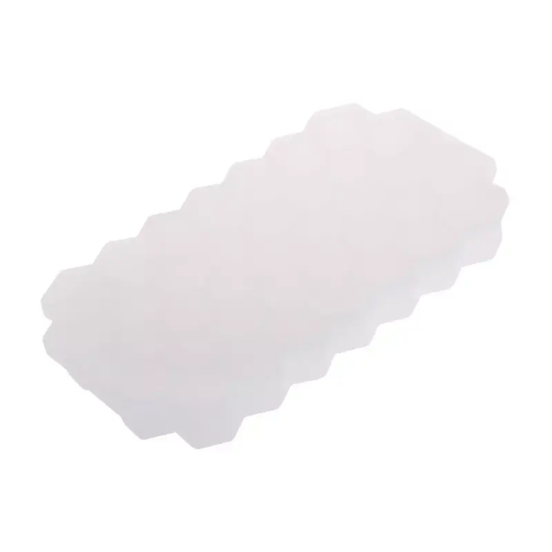 Molde de bandeja de silicona de cavidad ecológica, minicubo de hielo de panal de 37 rejillas