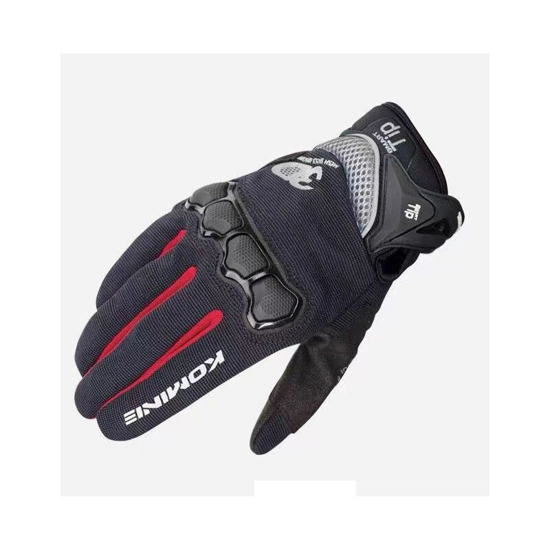 Guantes de motocicleta transpirables para ciclismo, guantes de pantalla táctil para carreras de motocicletas, resistentes a caídas, guantes 3D de verano