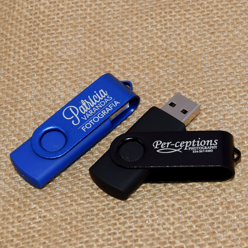 Logo personalizzato Pen Drive in metallo 4GB 8GB 16GB 32GB chiavette usb muslimstick Memory stick Pendrive ad alta velocità 64GB USB 2.0 U Disk