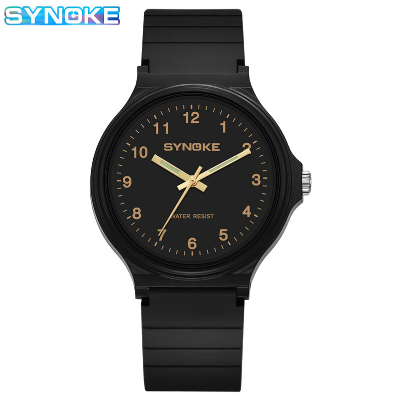 SYNOKE – montre-bracelet à Quartz pour hommes et femmes, grand cadran, décontracté, à la mode