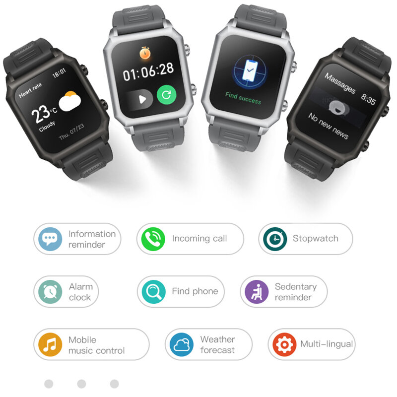 Nowe inteligentne zegarki Laser Health Assistant tętno ciśnienie krwi zdrowe śledzenie zegarek dla Xiaomi Android 6.0 IOS 11.4 F900