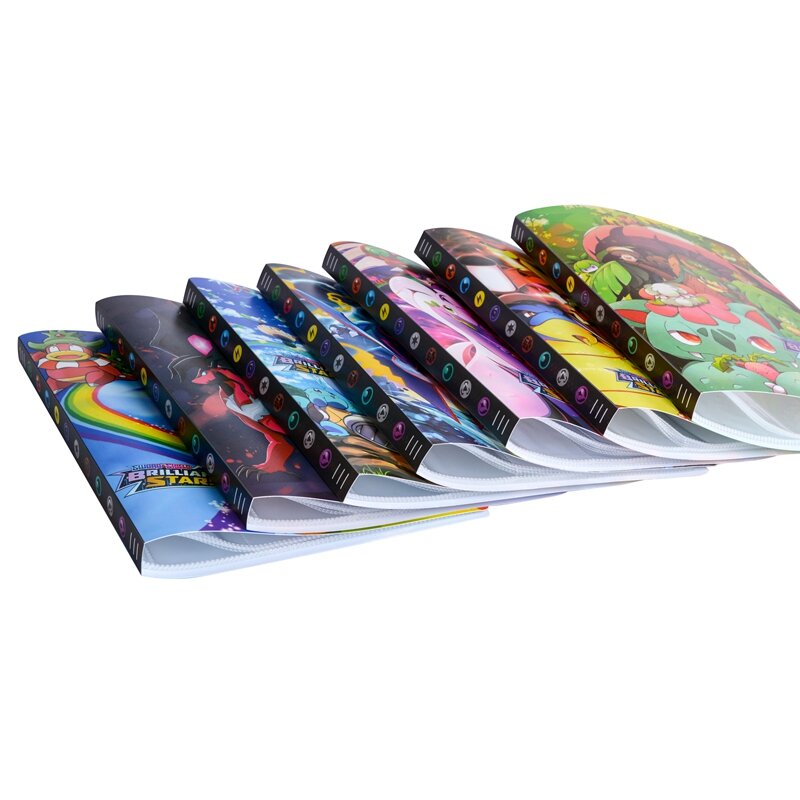 2022 الجديد 432 كتاب البوم لبوكيمون بطاقة سعة كبيرة قائمة محملة حامل بطاقات اللعب بوكيمون 432 بطاقات البوم اللعب