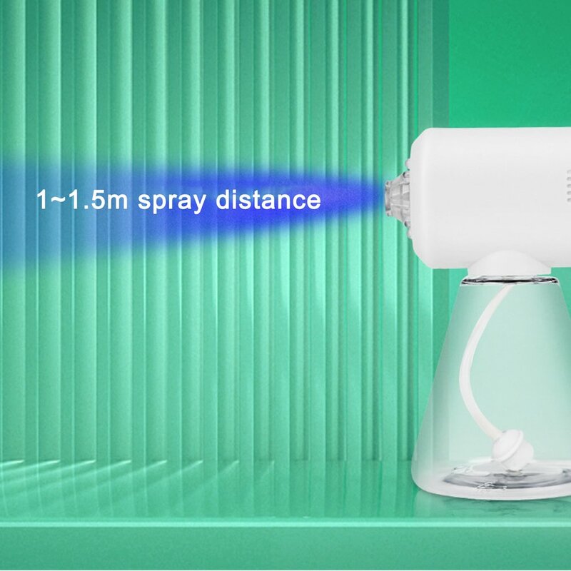 K19 Sanitizer Sprayer Electrostatic ULV Atomizer Cordless Handheld Professional Disinfectant Fogger Machine With Blue Light