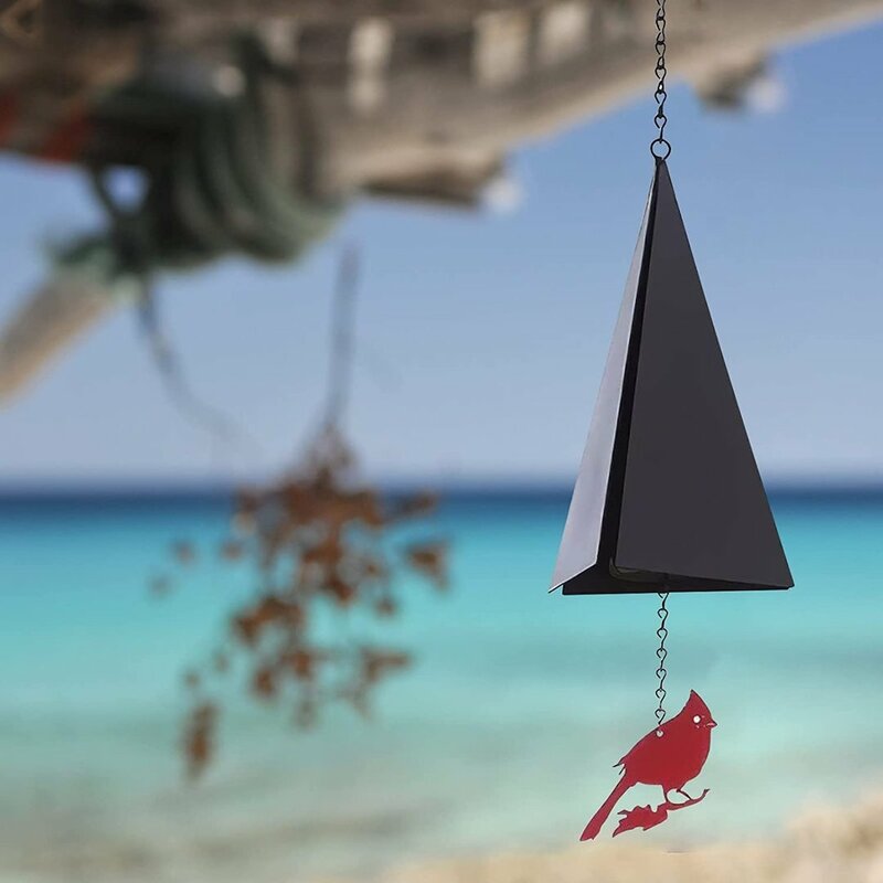 Buoy Bells Wall Ornament Wind Chimes Iron Triangle Wind Bell Pendant Courtyard Bell Decoration Sea Bell North Country Wind Bells