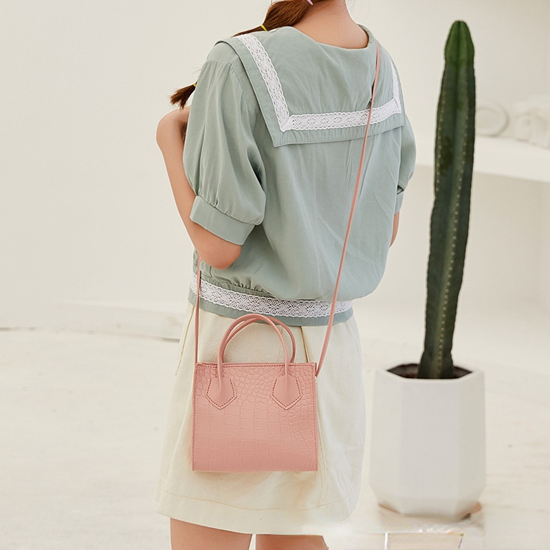 Damska torba na ramię torebki damskie wzór krokodyla Mini kobieta luksusowy projektant torebka otwarte młode dziewczyny Sac głównej Femme