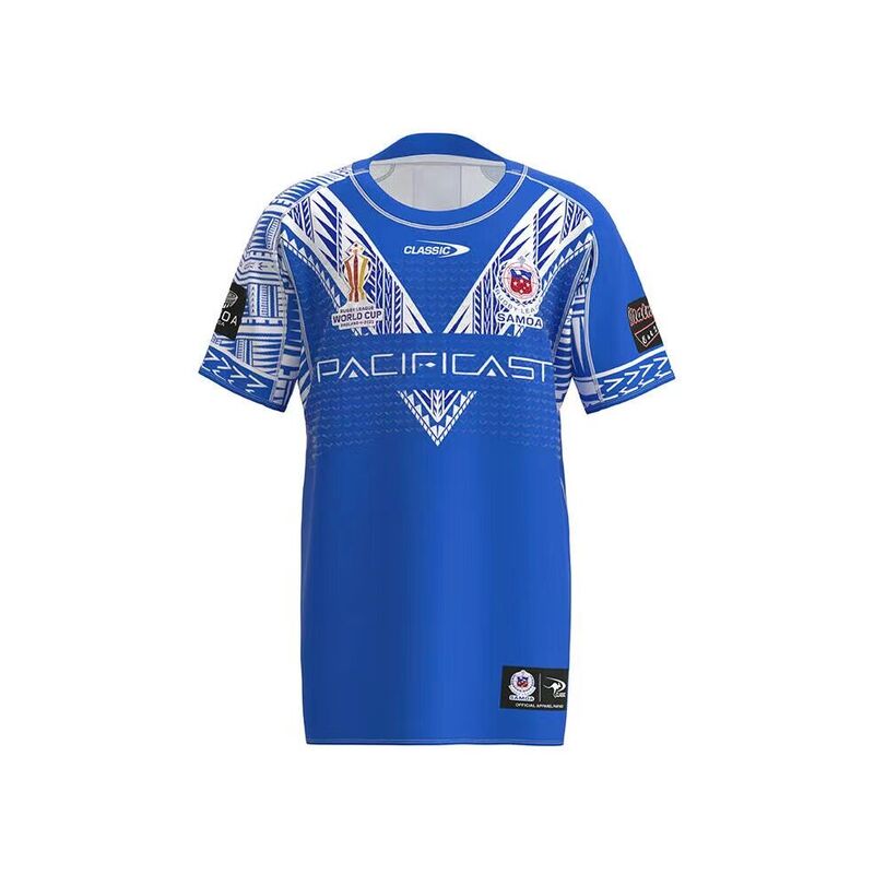 new SAMOA RUGBY JERSEY t-shirt 2023 samoa home test rugby shirt jerseys Custom name big size 4xl 5xl