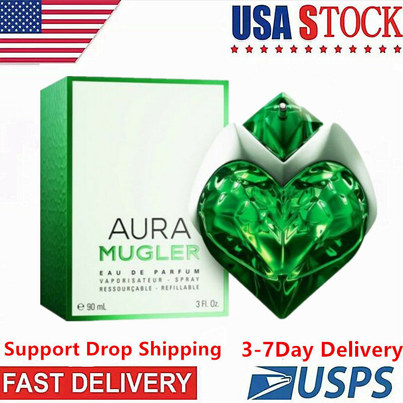 Fragancia fresca y elegante para mujer, perfume AURA de 100ML de larga duración de alta calidad, entrega rápida en EE. UU.