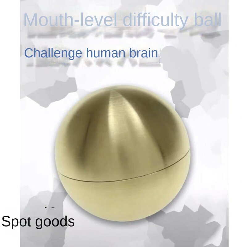 Ograniczona Puzzle poziom 10 trudności Metal Titan Ball dekompresja Puzzle wysoka IQ Brainy Toy