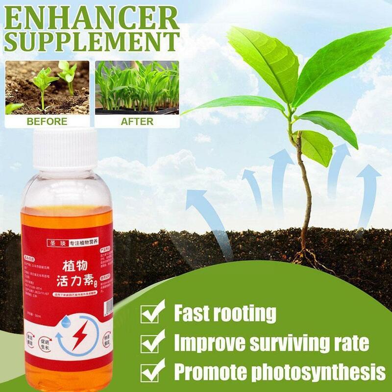 50ml liquido nutriente per piante multifunzionale forniture per la crescita delle piante Enhancer fornitura di fertilizzanti domestici universali giardino Pl T3W5