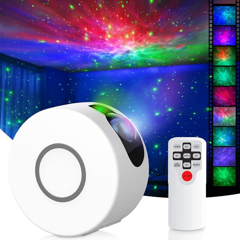 Projecteur LED de galaxie, nuage, étoile, nébuleuse, veilleuse avec télécommande, pour chambre d'enfant, adulte, décoration de la maison