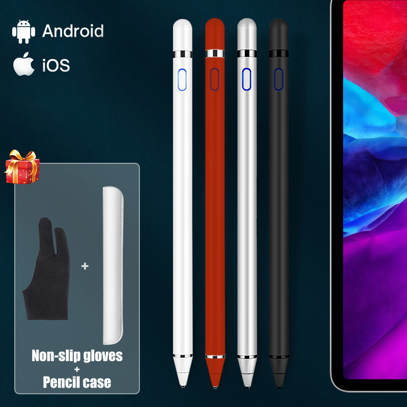 IPad Pensil Pena Stylus Aktif untuk Tablet Mobile IOS Android untuk Telepon iPad Samsung Huawei Xiaomi Pensil untuk Menggambar
