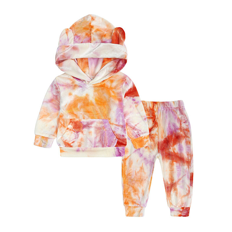 LZH – vêtements d'automne pour nouveau-né garçon et fille, tenue à capuche et pantalon, Costume pour enfants, ensembles pour bébés, 2021