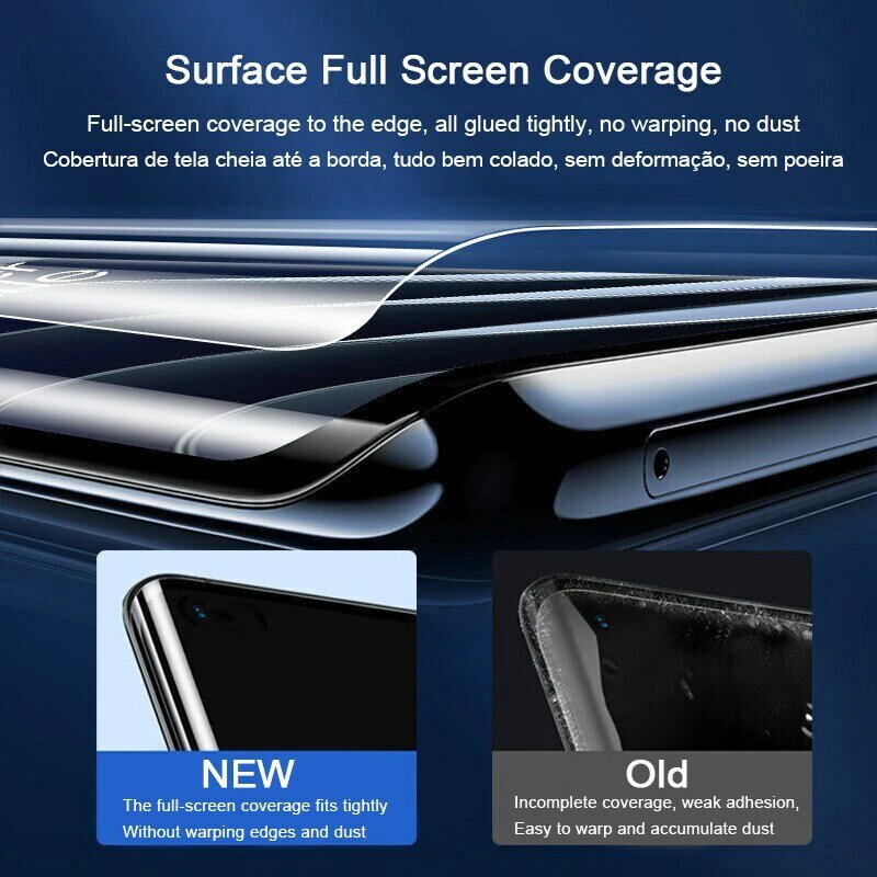 3 Pieces Full Cover Hydrogel Film For Oneplus 7 8 9 9R 10 Pro Screen Protector Oneplus Nord 2 6T 7T 8T Pro Soft Film Not Glass