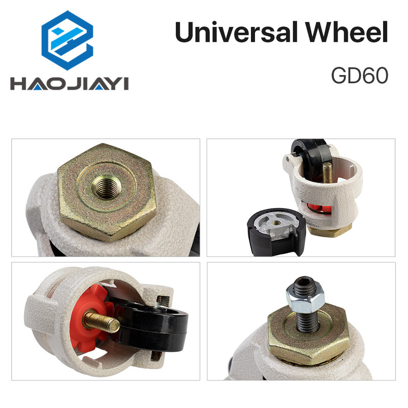 Ruota universale GD60 per macchina per taglio e incisione Laser CO2