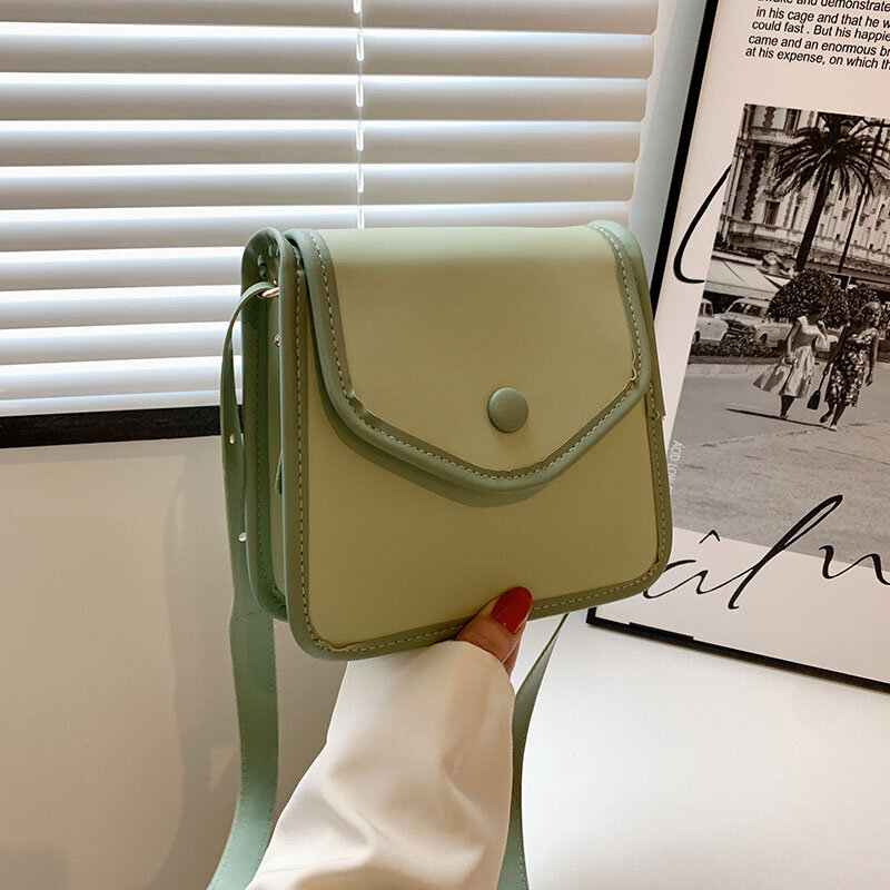 Женская сумка-хобо из ПУ кожи, с откидной крышкой