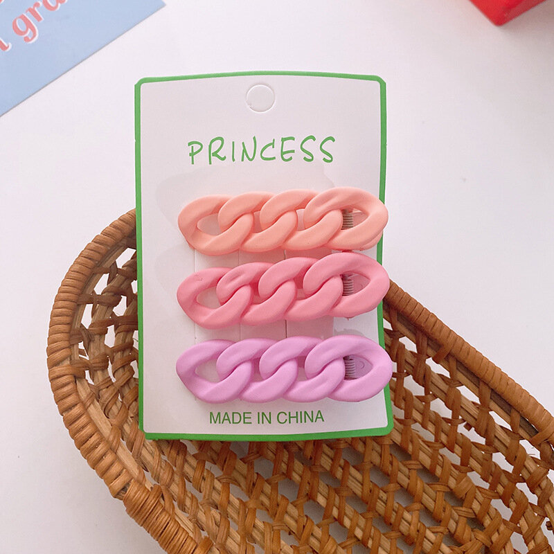Candy Color Hair Clips Girls Baby Hair Accessories Kids Hollow Out Hair Grips Barrettes Children Hair Grips Headdress Hairpins