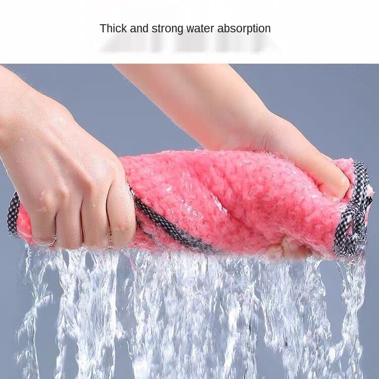 Home Cleaning Towel Non-stick Oil Kitchen Dishcloths Household Tableware Cleaning Towel Super Absorbent Kitchen Rags Gadgets