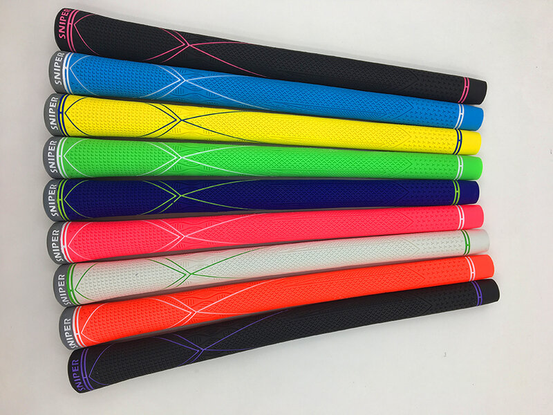 SNIPER-empuñaduras de golf de tamaño bajo 56R, accesorio exclusivo de calidad Superior, antideslizantes, color mezclado, 10 unids/lote