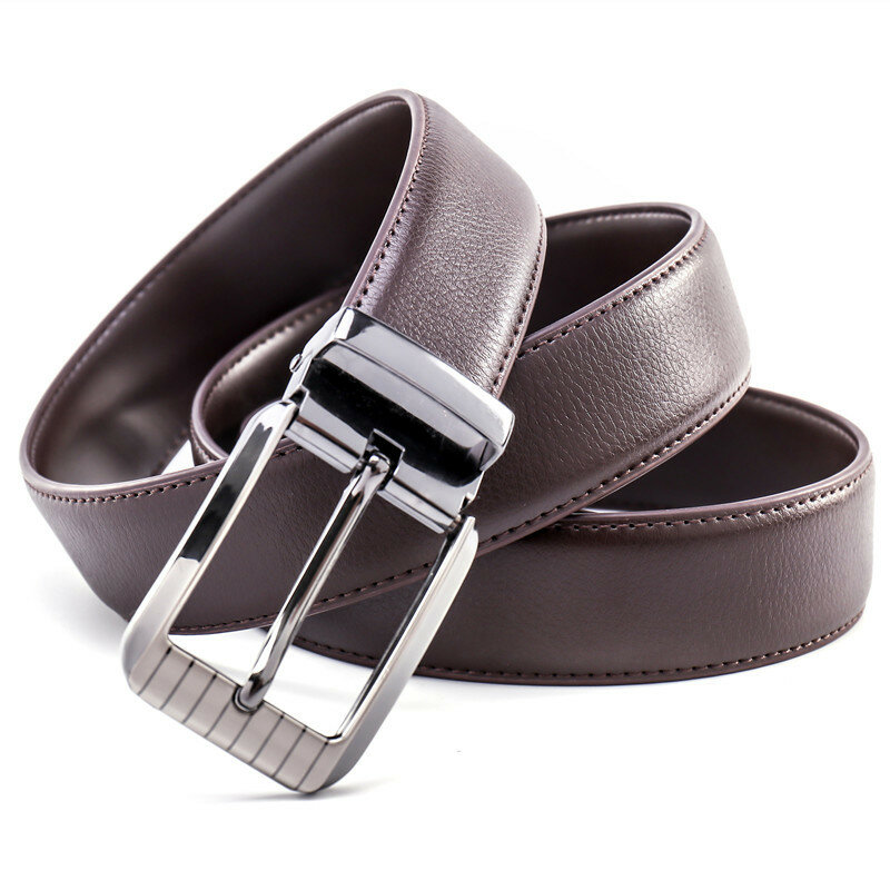 New Men's Designer Belts Fashion Famous Brand Business Luxury Belts Men Genuine Leather Belt Casual Jeans Pin Buckle Belts