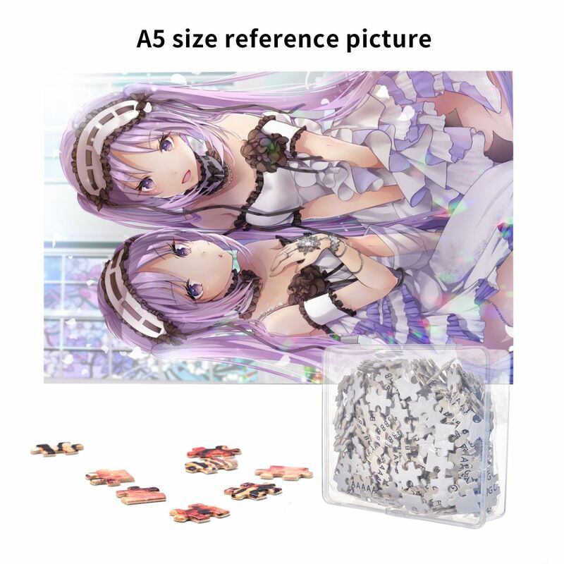 Figur Anime Figur Puzzle Fate Grand Order Poster Lukisan 1000 Buah Puzzle untuk Orang Dewasa Mainan Anti Stres Dekorasi Ruangan Merch Seksi