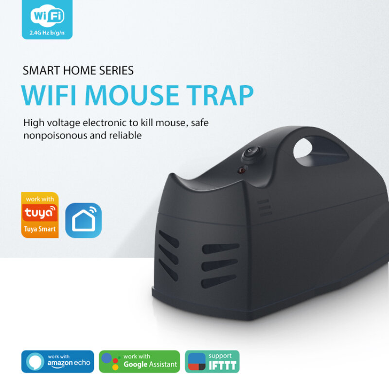 Беспроводной клей для мышей, ловушка для мышей, крыс, вредителей, ловушка для грызунов, контроль за грызунами, Wi-Fi датчик, управление через приложение для мобильный телефон