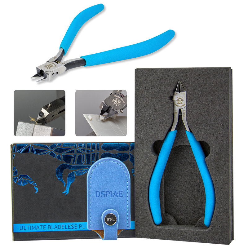 Dspiae ST-L ultimate bladeless alicates (para peças pequenas e peças de gravação) mão ferramenta alicate azul novo