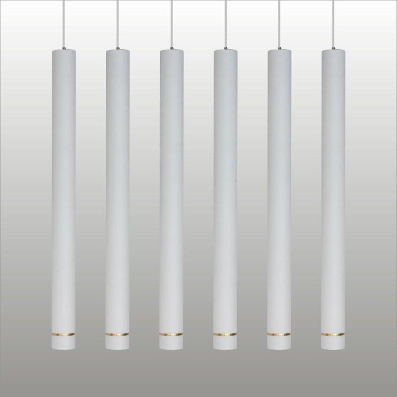 Nordic Long Tube Pendant Lights Length Adjustable Kitchen Island Dining Room Shop Bar Decoration Cylinder Pipe LED Hanging Lamp